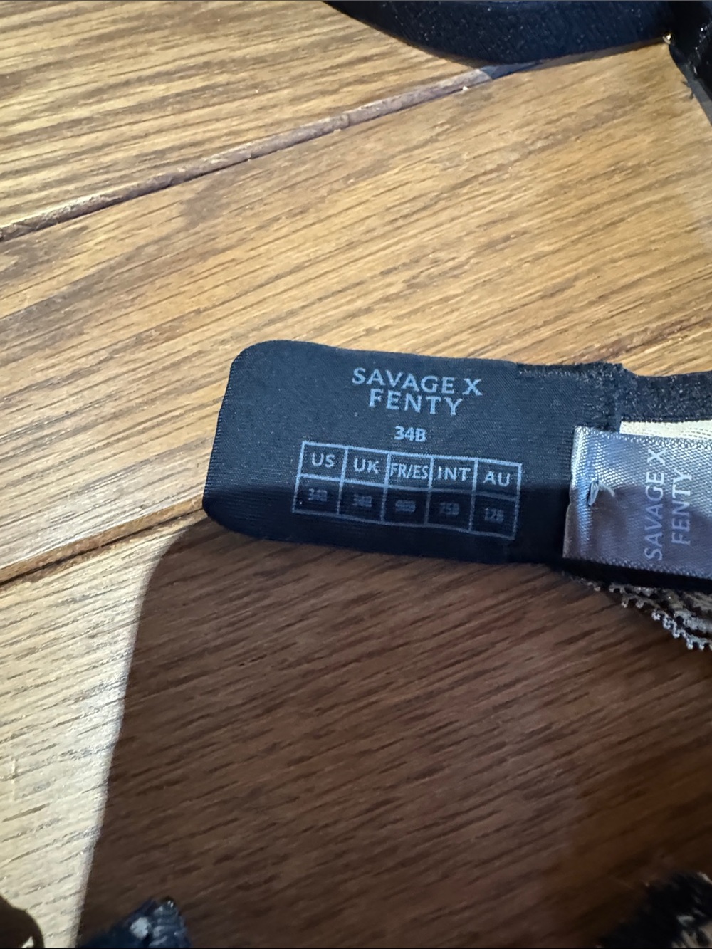 Savage X Fenty Sorry Not Sorry Lace unlined bra & cheeky set - Picture 2 of 5